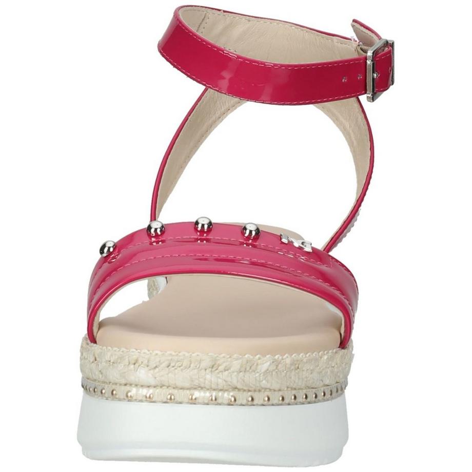 Nero Giardini Plateau Riemchensandalen mit Schnallenverschluss  