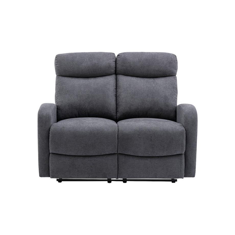 Vente-unique Couchgarnitur Relax 3+2+1 - Stoff - Grau - EVELYN  