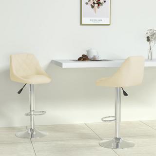 VidaXL Tabouret de bar cuir artificiel  