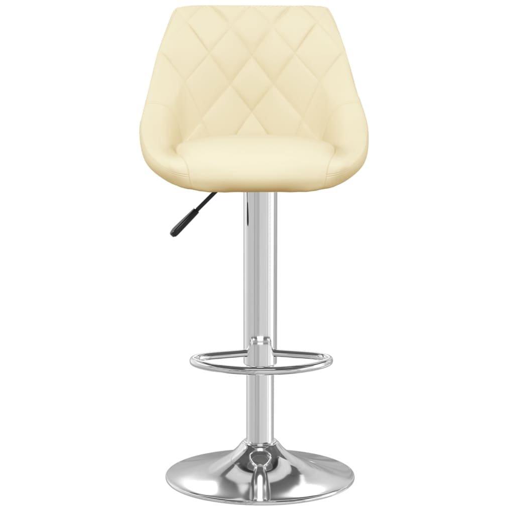 VidaXL Tabouret de bar cuir artificiel  