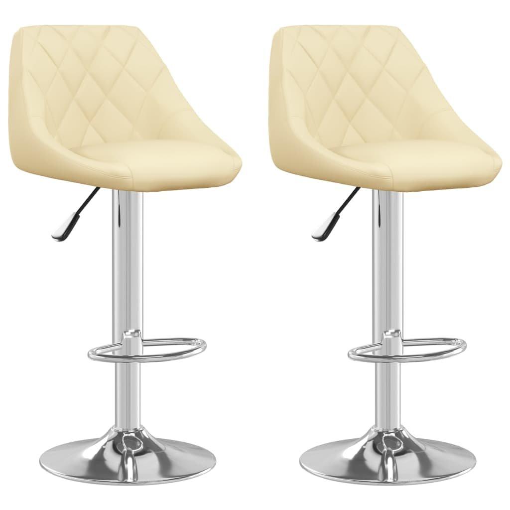 VidaXL Tabouret de bar cuir artificiel  