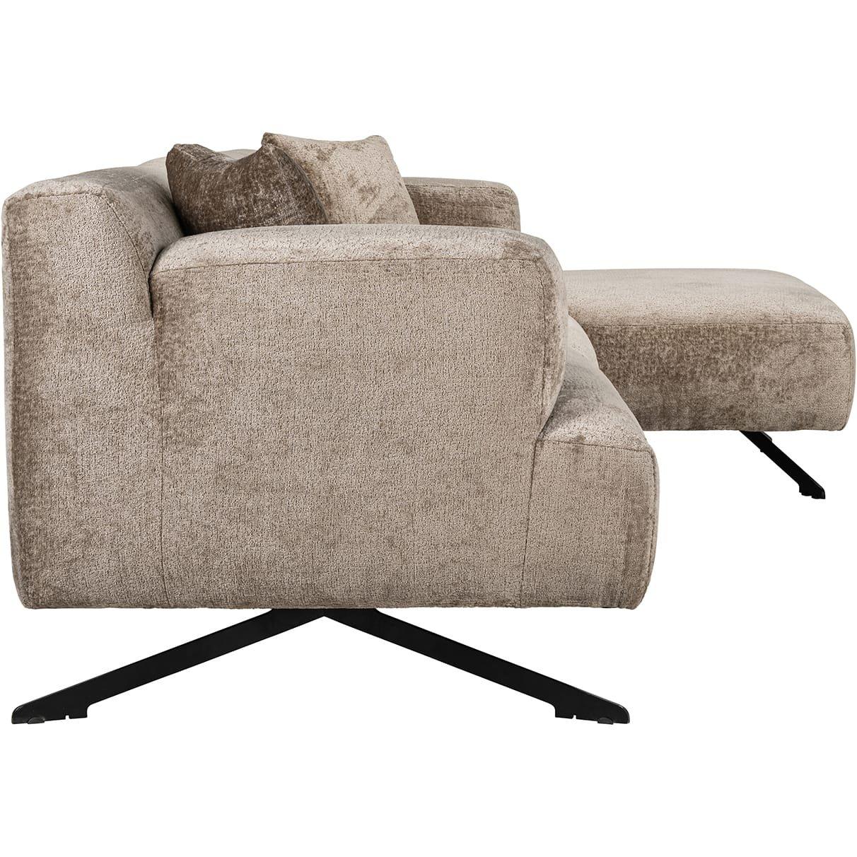 mutoni Ecksofa rechts Donovan taupe  