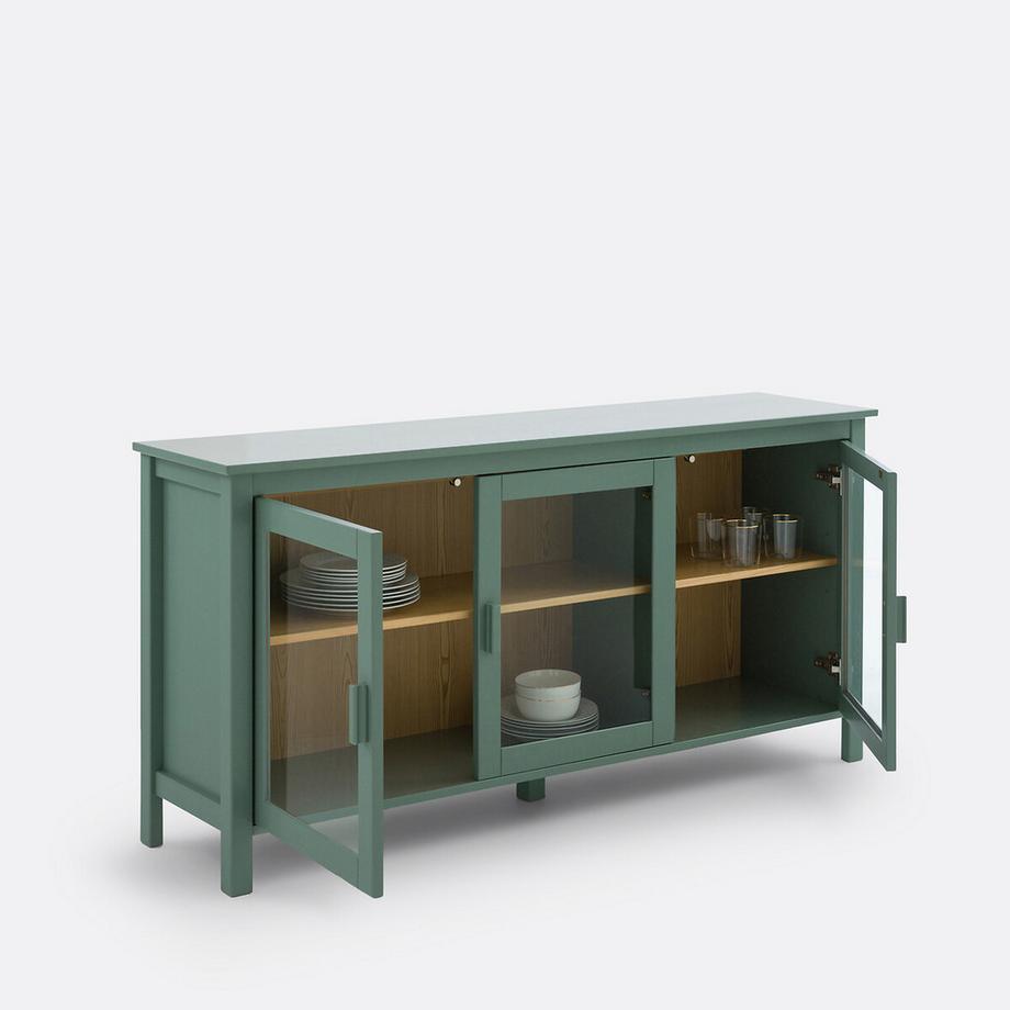 La Redoute Intérieurs Vitrine basse 3 portes  