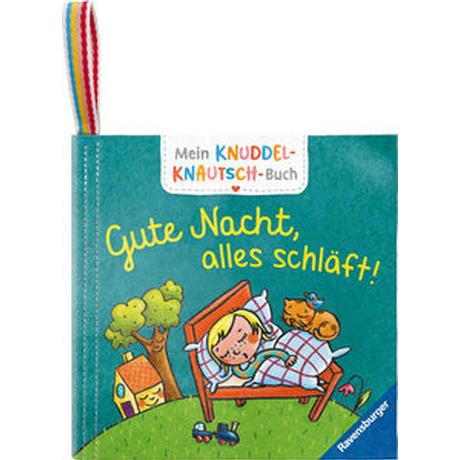 Mein Knuddel-Knautsch-Buch: Gute Nacht; weiches Stoffbuch, waschbares Badebuch, Babyspielzeug ab 6 Monate Badstuber, Martina; Badstuber, Martina (Illustrationen) Gebundene Ausgabe 