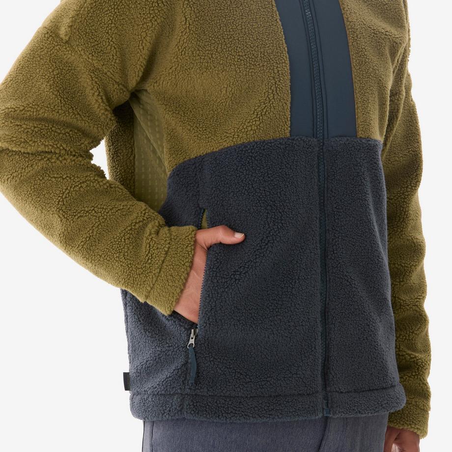 QUECHUA  Warme Sherpa-Fleecejacke fürs Wandern , SH900 
