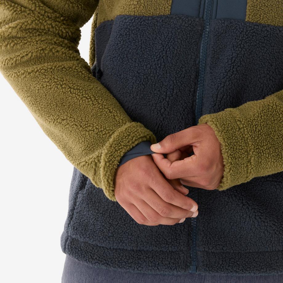 QUECHUA  Warme Sherpa-Fleecejacke fürs Wandern , SH900 