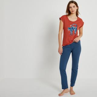 La Redoute Collections  Pyjama mit Katzenmotiv 