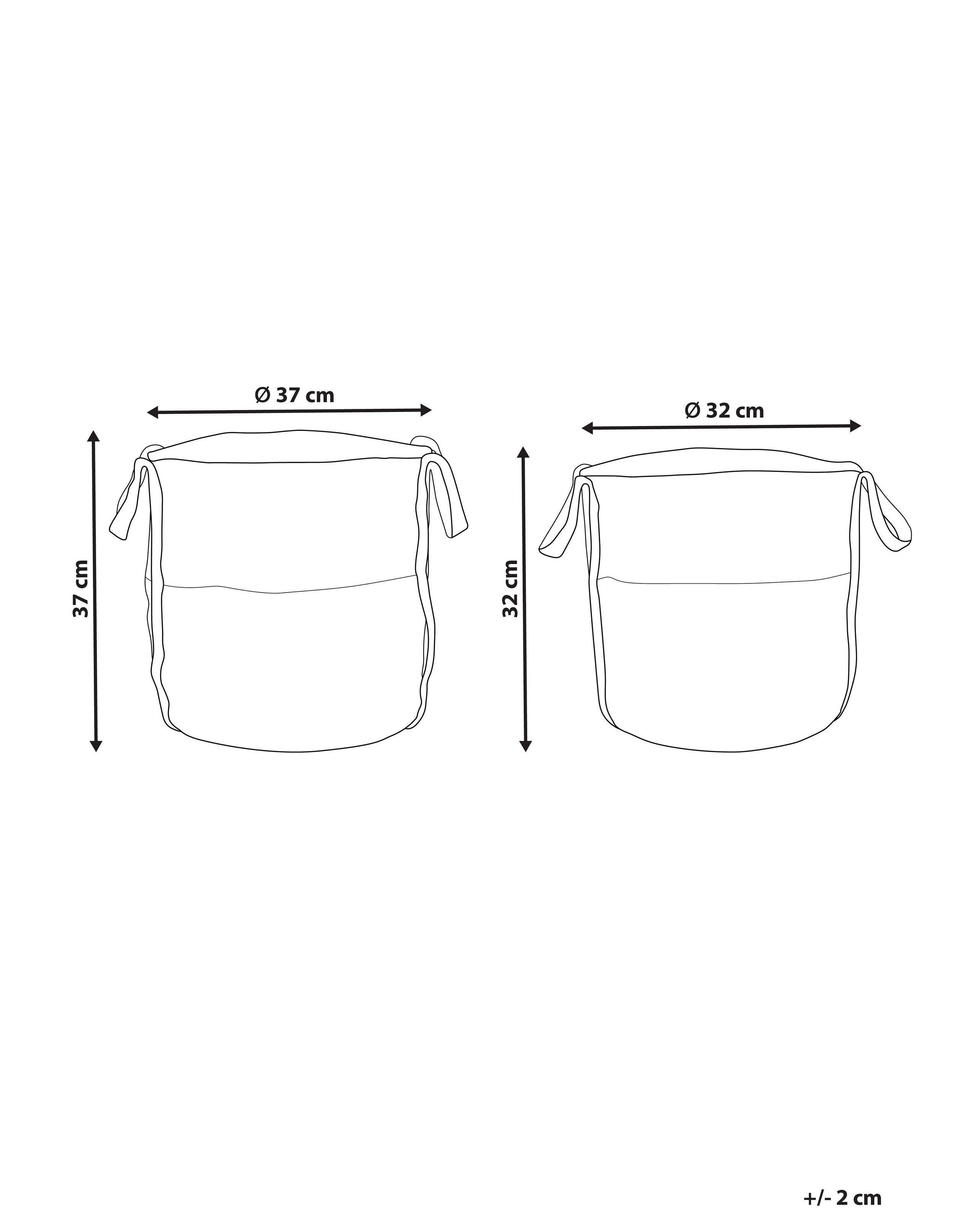 Beliani Korb en Jute Boho BELLPAT  