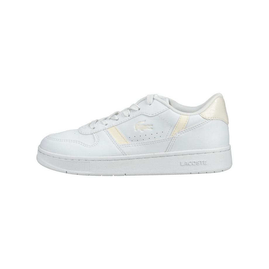 LACOSTE Low Top Sneaker mit Cremestreifen  