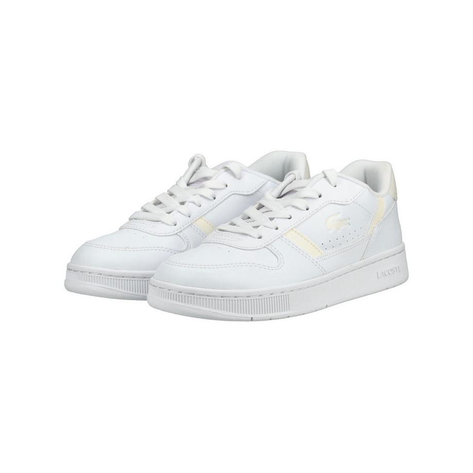 LACOSTE Low Top Sneaker mit Cremestreifen  