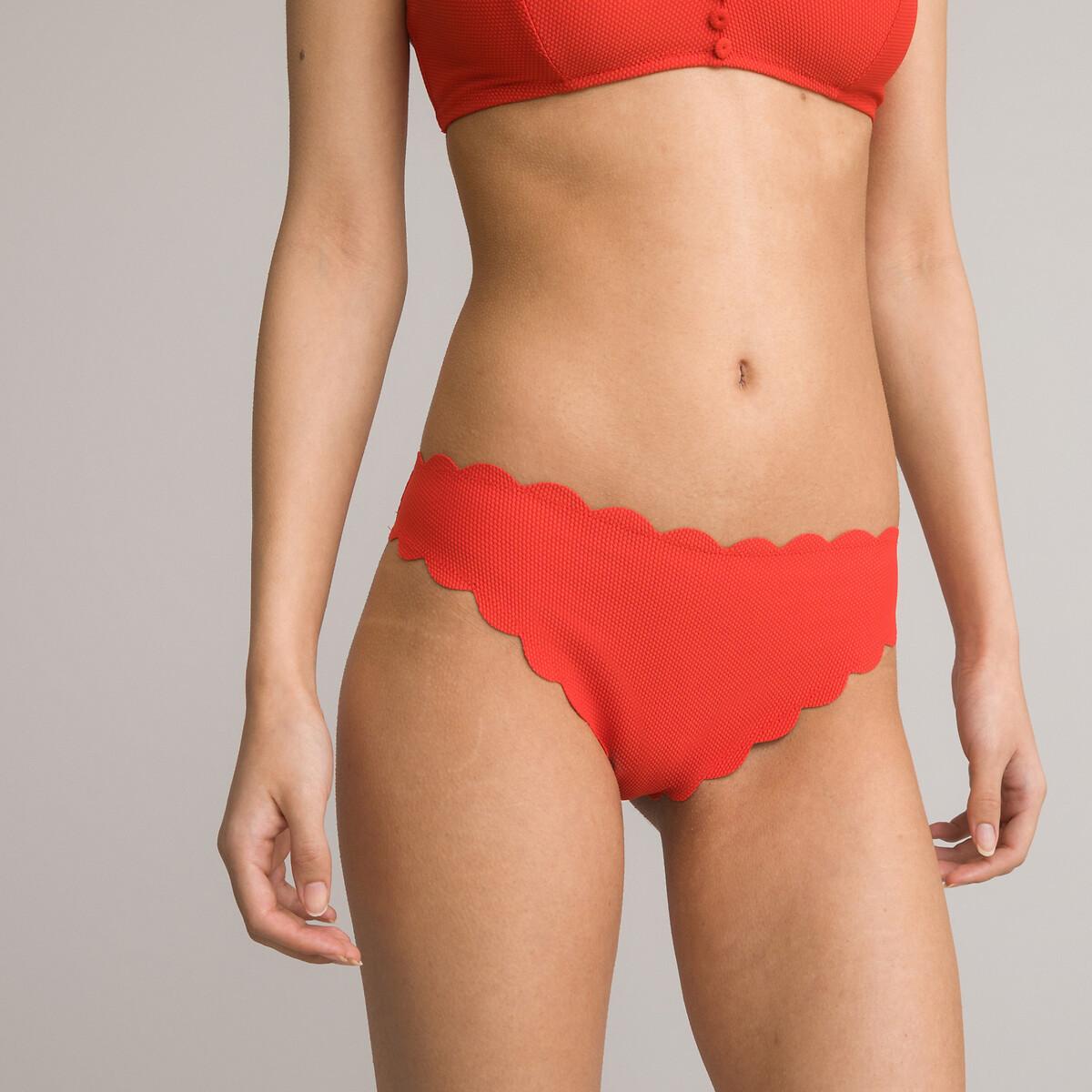 La Redoute Collections Bas de maillot de bain culotte à bords festonnés  