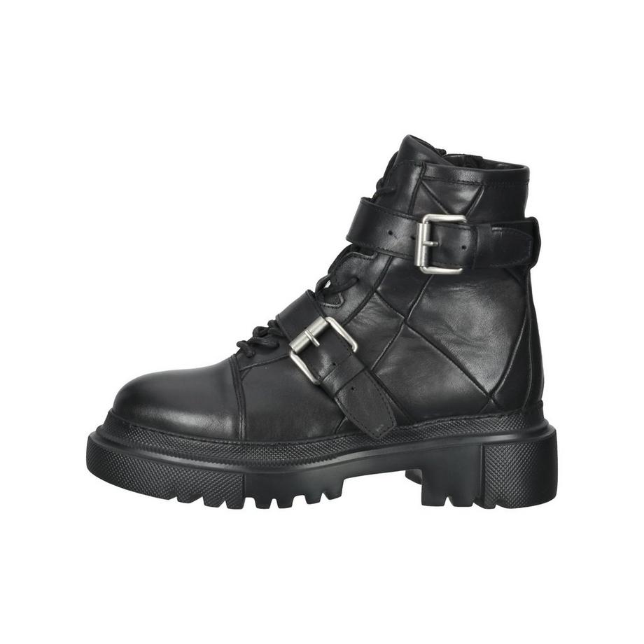 Shabbies Amsterdam Biker Stiefelette mit Reissverschluss  