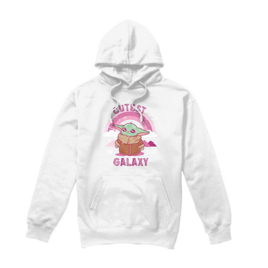 Cutest In The Galaxy Felpa Con Cappuccio Grogu Trama Manica Lunga