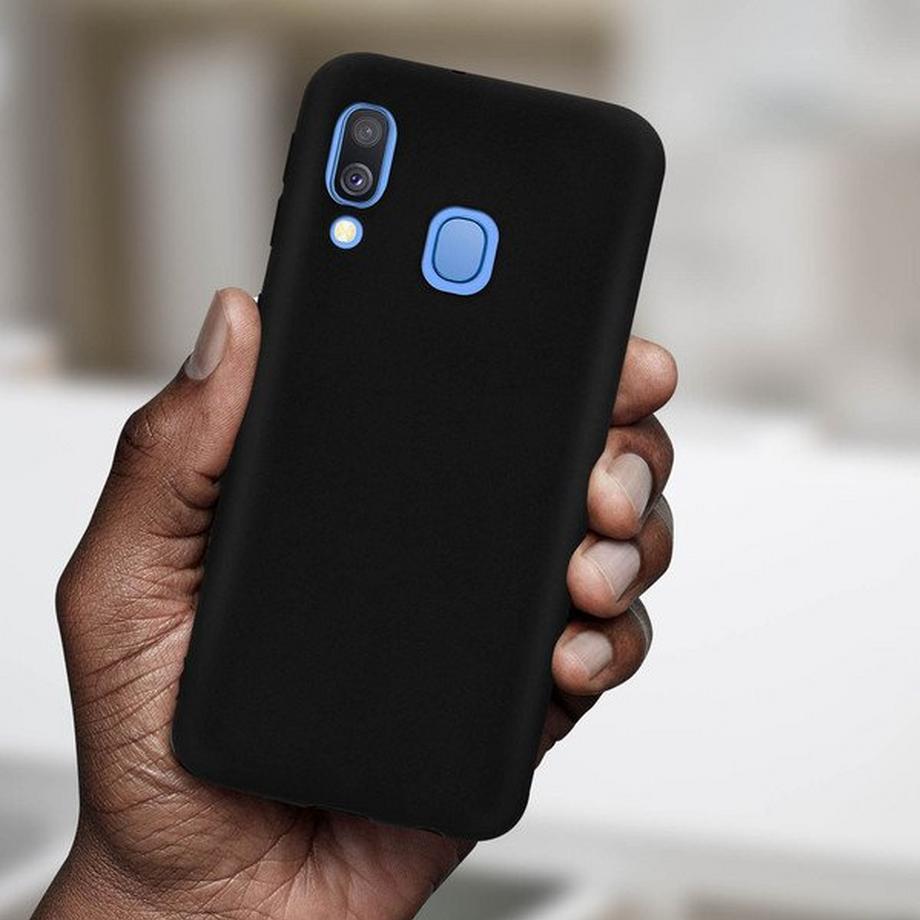 Avizar  Gelhülle Samsung Galaxy A40 Schwarz 