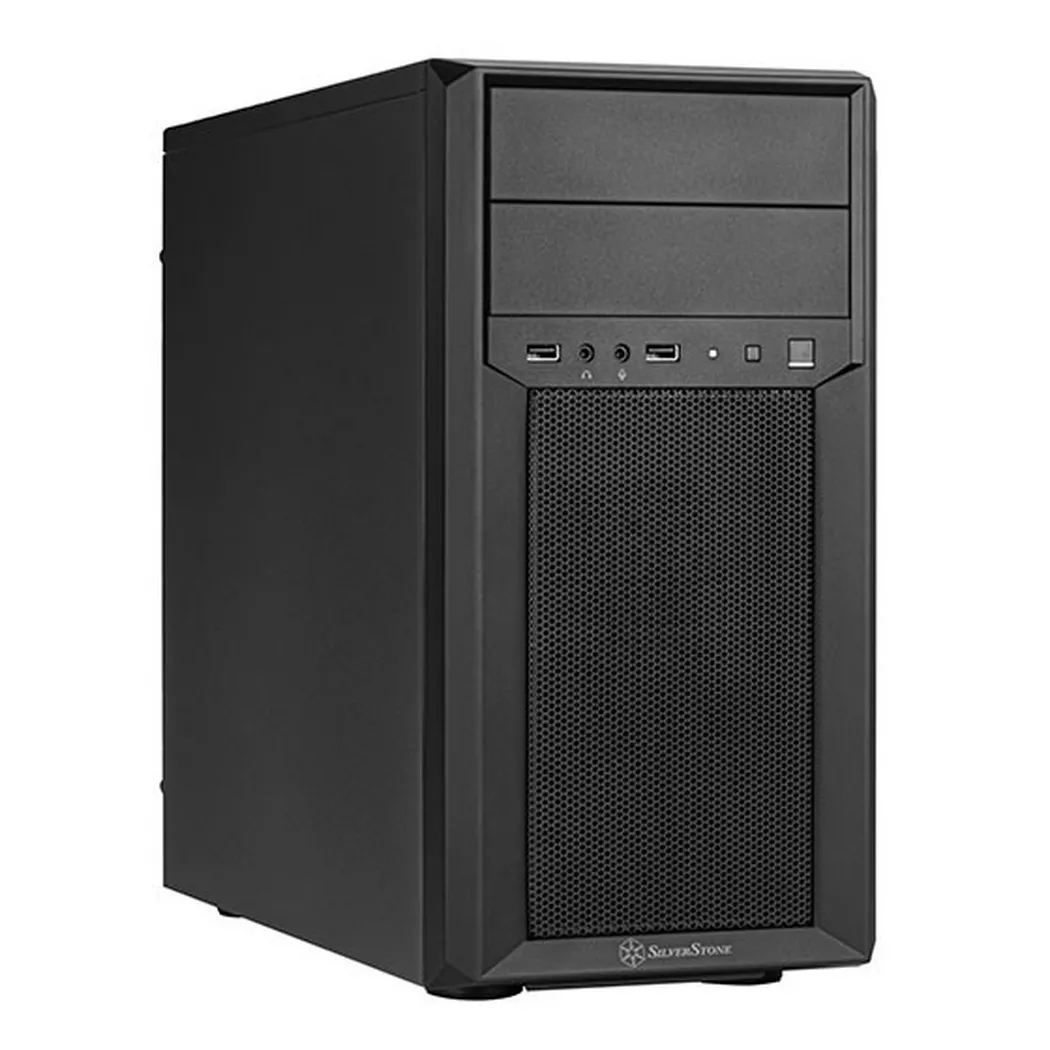 SilverStone – PC-Gehäuse Fara, Schwarz