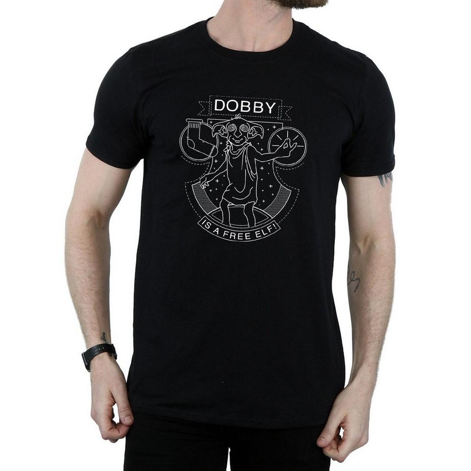 Harry Potter Dobby Is A Free Elf Kurzarm T-Shirt  