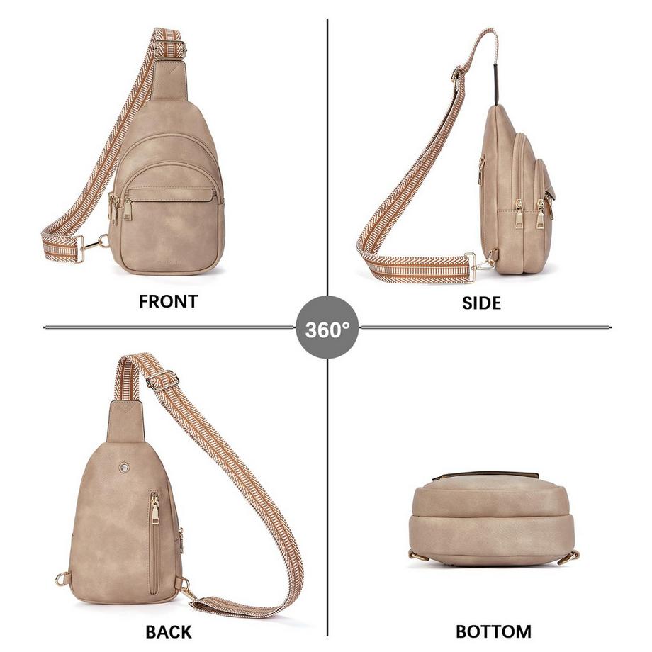 Only-bags.store Sling Bag Petit Sac Bandoulière Poitrine Épaule  