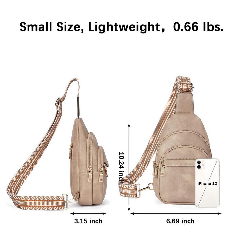 Only-bags.store Sling Bag Petit Sac Bandoulière Poitrine Épaule  