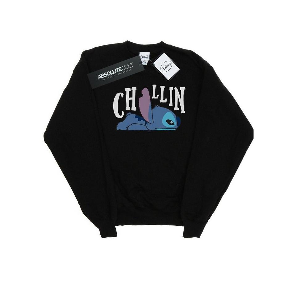 Disney Chillin Stitch Grafik Sweatshirt  