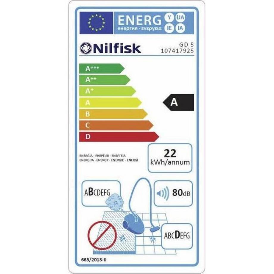 Nilfisk GD5 Back CH Rückensauger Netzbetrieb  