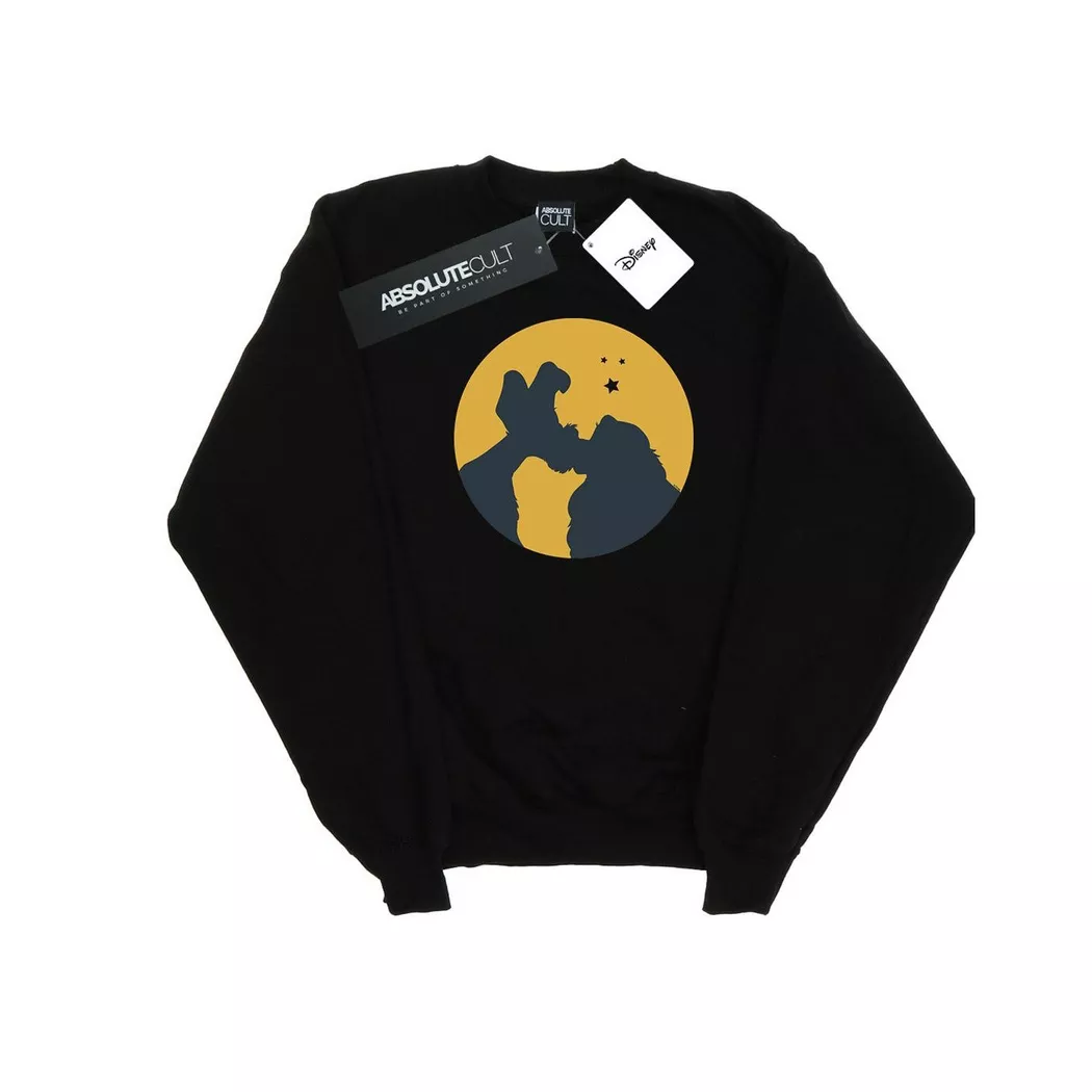 Disney - Lady And The Tramp Sweatshirt, für Damen, Schwarz, Größe L
