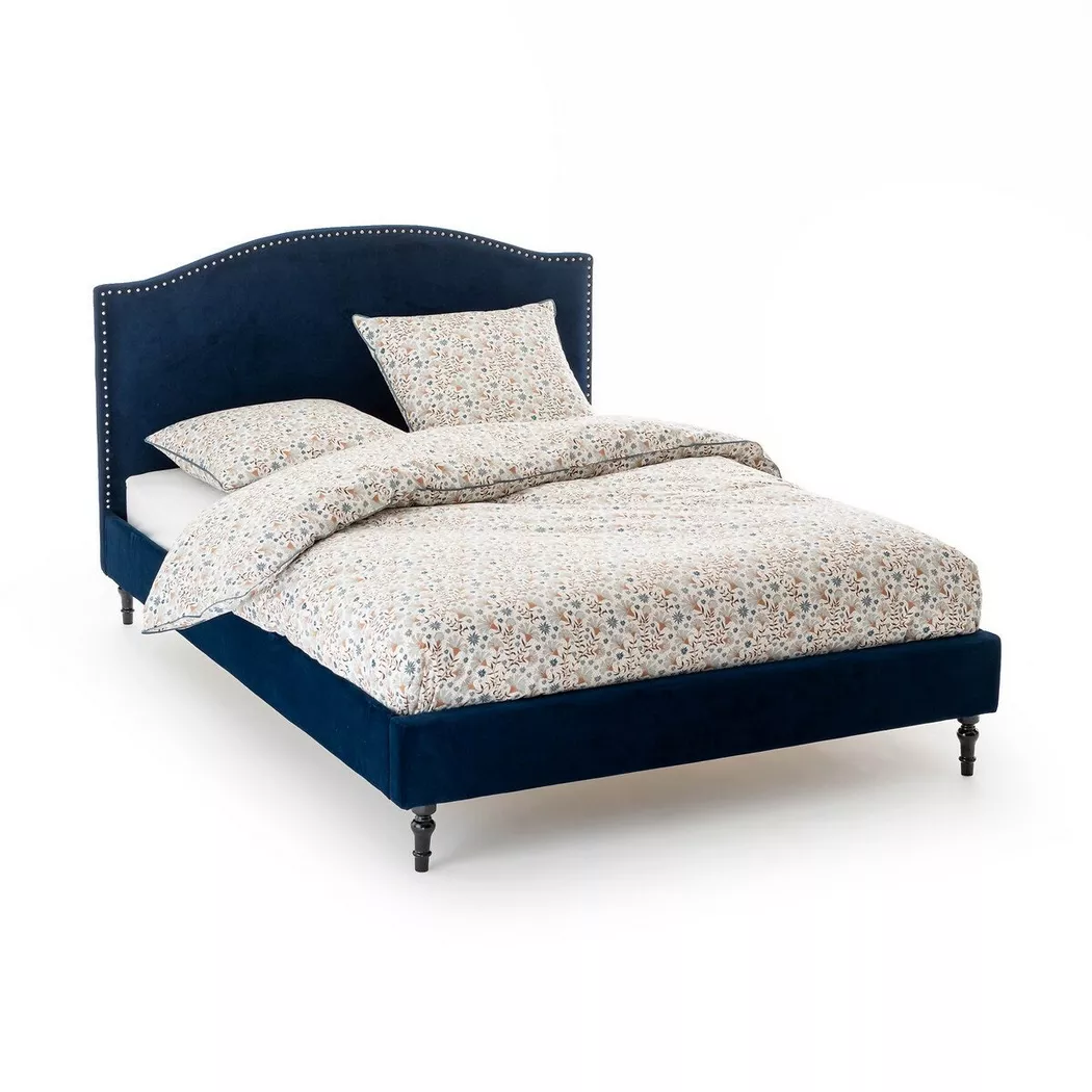 La Redoute Intérieurs - Bett mit Lattenrost Andante, 160X200CM, Blau