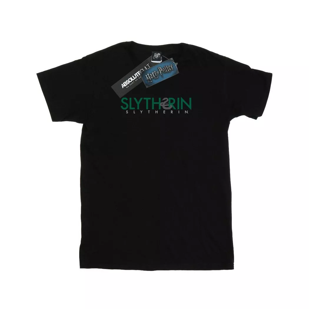 HARRY-POTTER - Slytherin TShirt, für Herren, Schwarz, Größe XXL
