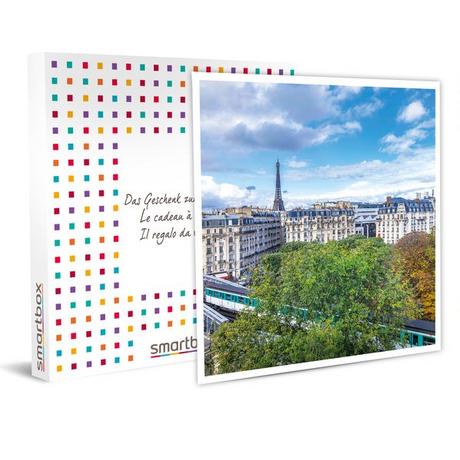 Smartbox  Séjour luxueux à Paris avec vue imprenable sur la tour Eiffel - Coffret Cadeau 