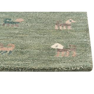 Beliani Tapis en Laine Boho KIZARLI  