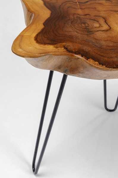 KARE Design Table d'appoint Aspen naturel 50x50  