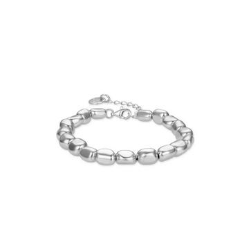 Bracciale in argento 925 con ematite rodiata - Caspil