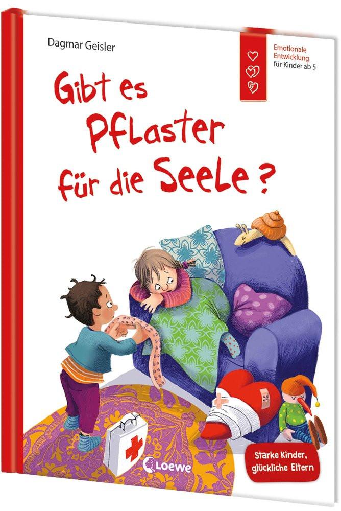 Gibt es Pflaster für die Seele? (Starke Kinder, glückliche Eltern) Geisler, Dagmar; Emotionale Entwicklung Für Kinder (Hrsg.); Loewe Sachbuch (Hrsg.); Geisler, Dagmar (Illustrationen) Couverture rigide 