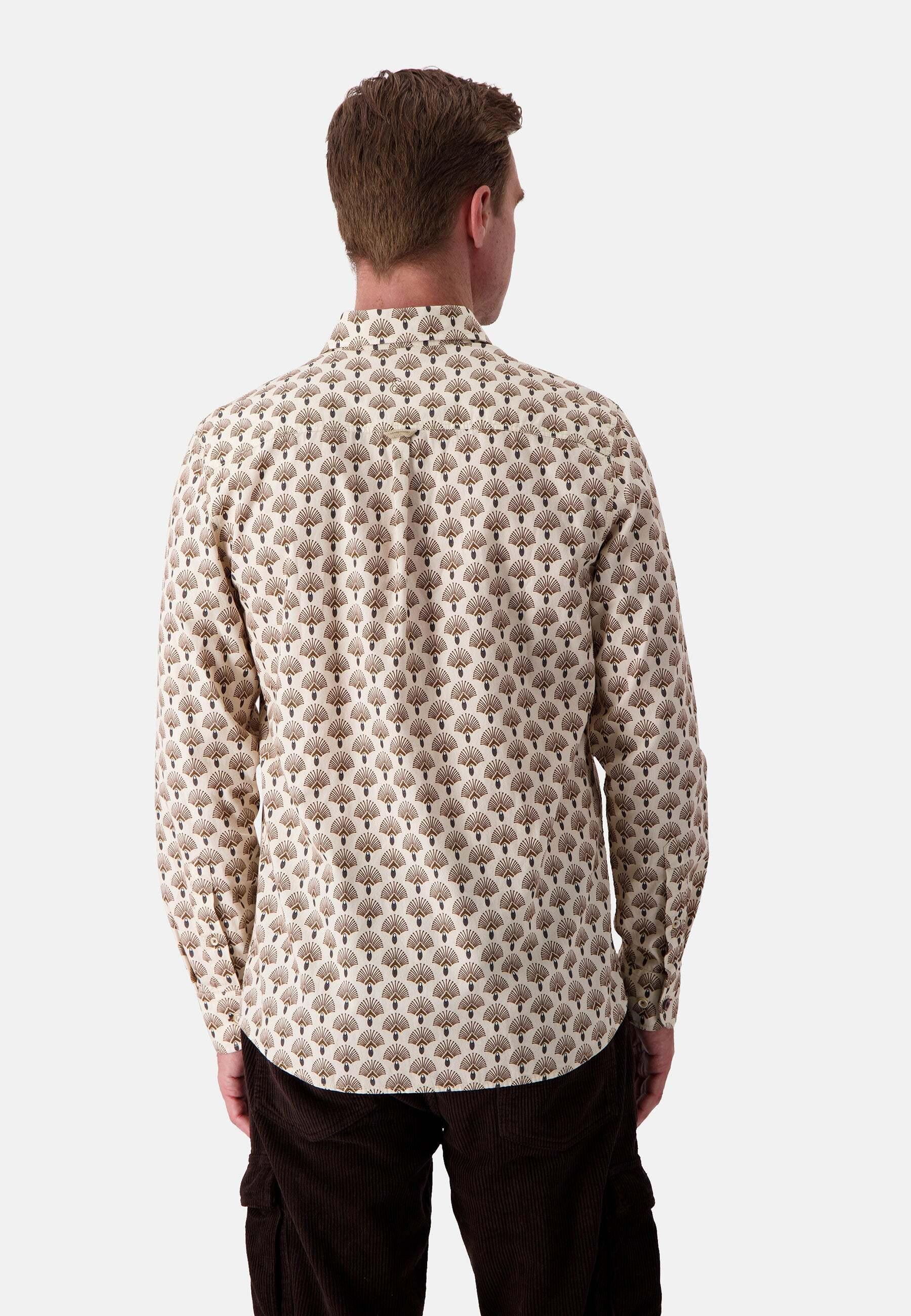 Colours & Sons Camicia Maniche Lunghe Stampata Art Déco  