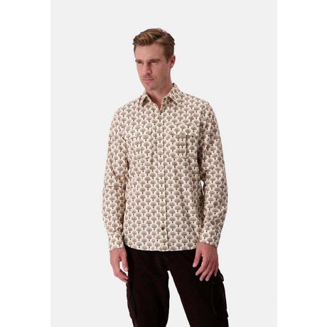 Colours & Sons Camicia Maniche Lunghe Stampata Art Déco  
