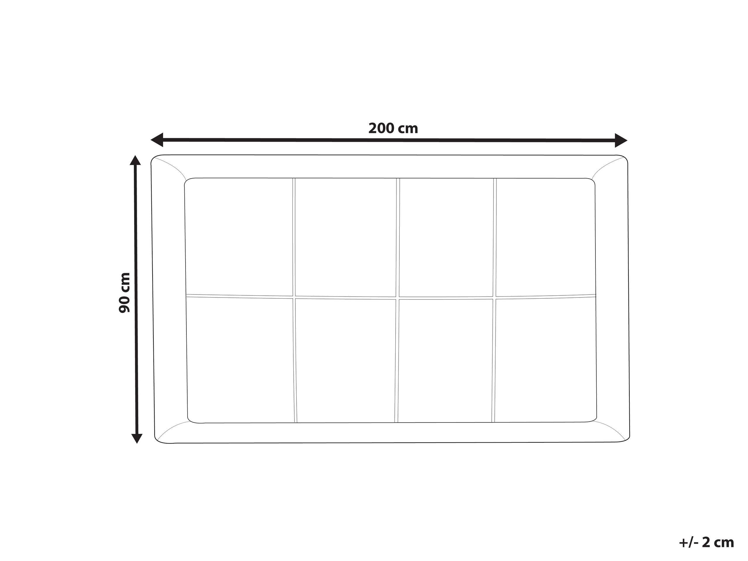 Beliani Protège-matelas en Microfibre AIZKORRI  