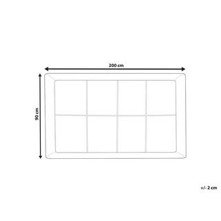 Beliani Protège-matelas en Microfibre AIZKORRI  
