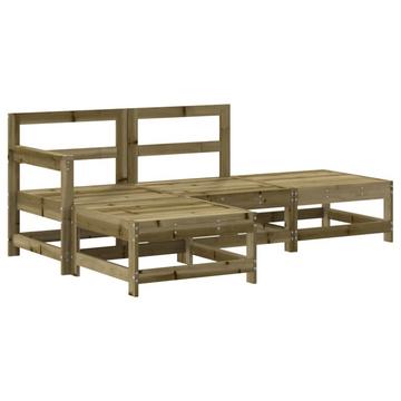 set mobili da giardino Legno di pino impregnato