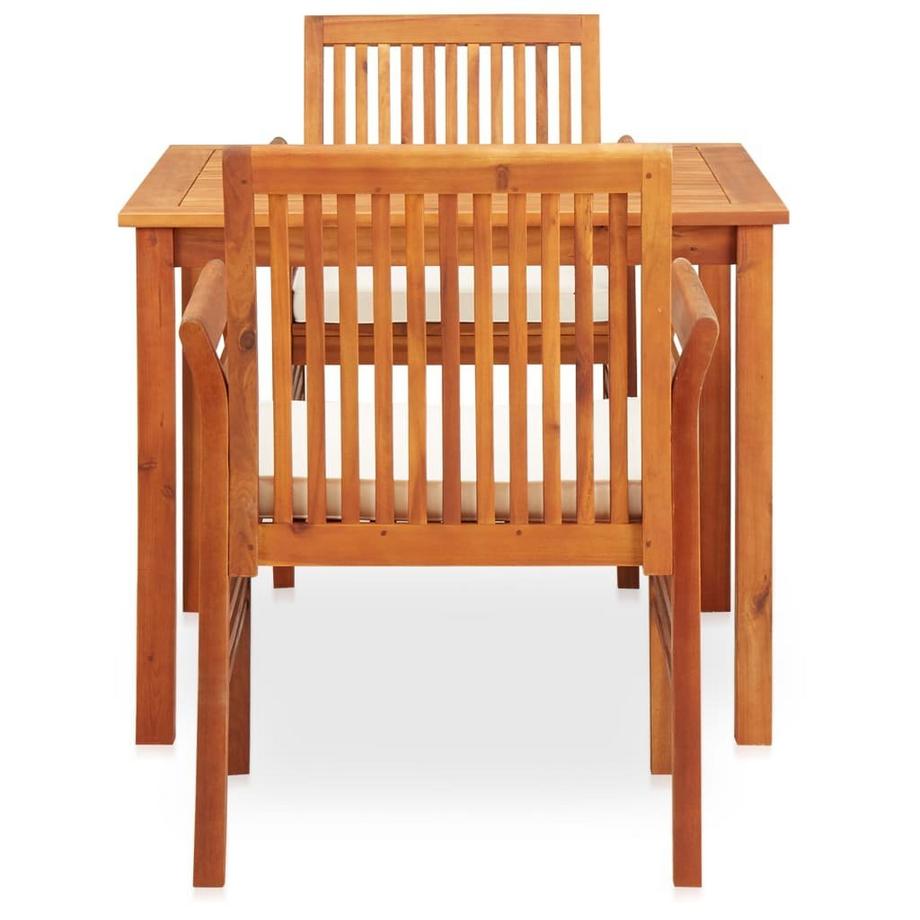 VidaXL Ensemble à manger d'extérieur bois  
