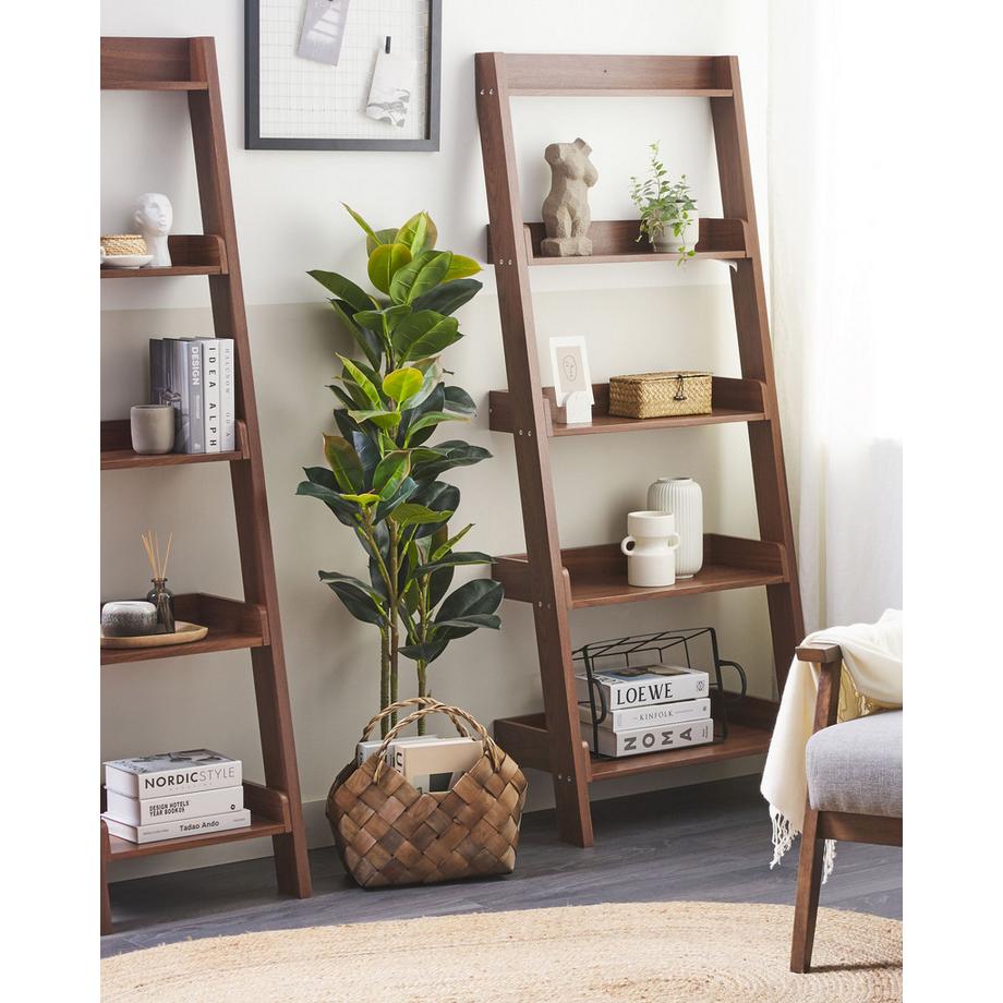 Beliani Regal mit 5 Ebenen aus MDF-Platte Retro MOBILE TRIO  