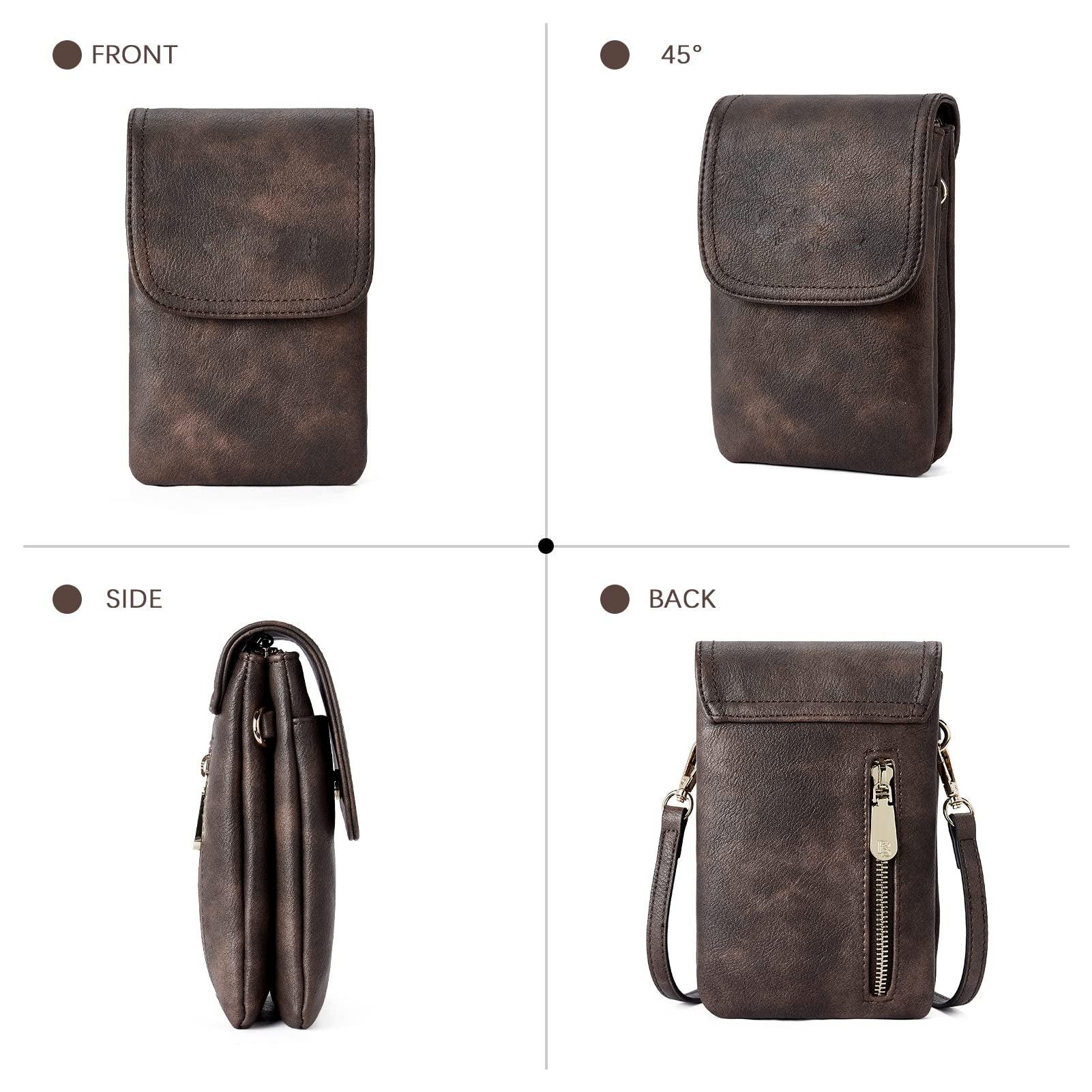 Only-bags.store Handy Umhängetasche Leder, Handy Umhängetasche, Handytasche mit Geldbörse zum Umhängen Handy Umhängetasche Leder, Handy Umhängetasche, Handytasche mit Geldbörse zum Umhängen 