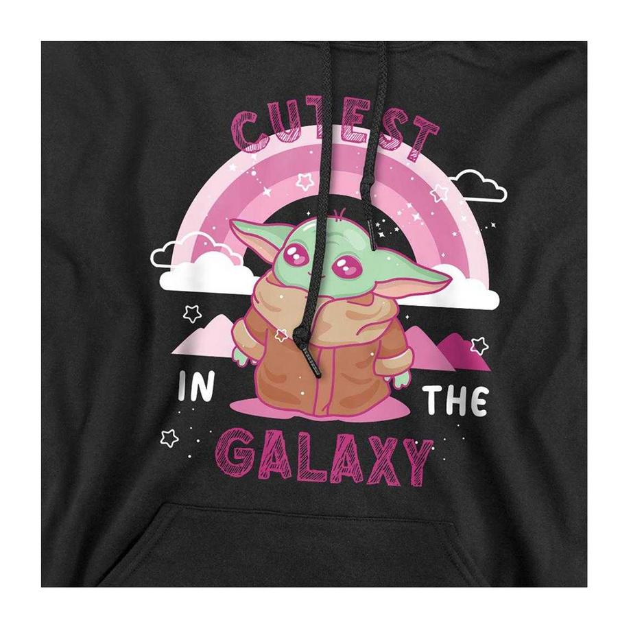 STAR WARS Cutest In The Galaxy Felpa Con Cappuccio Manica Lunga  