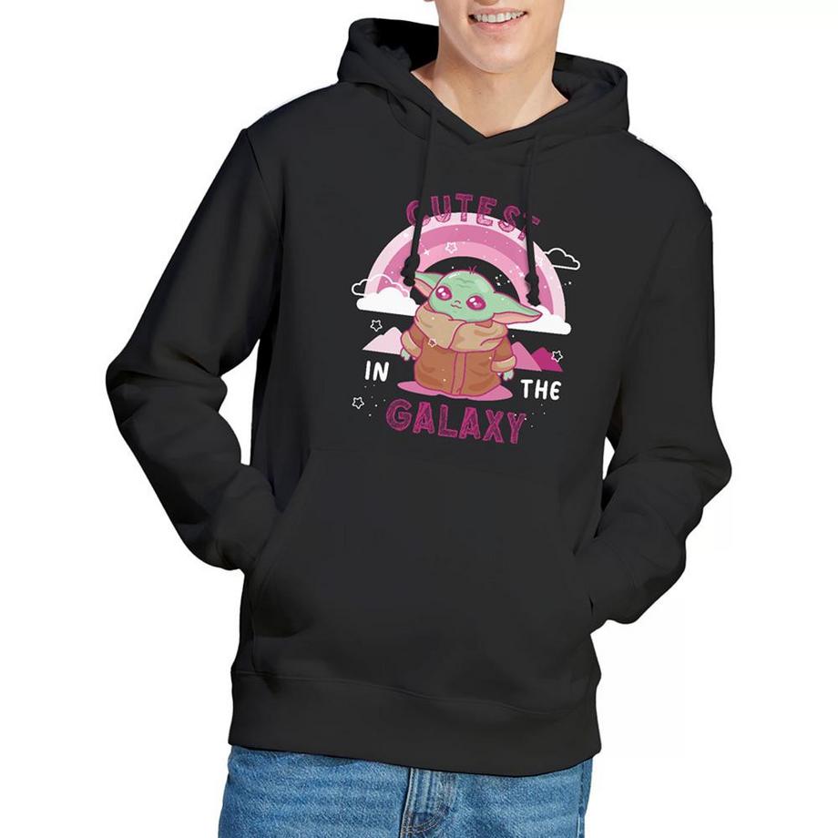 STAR WARS Cutest In The Galaxy Felpa Con Cappuccio Manica Lunga  