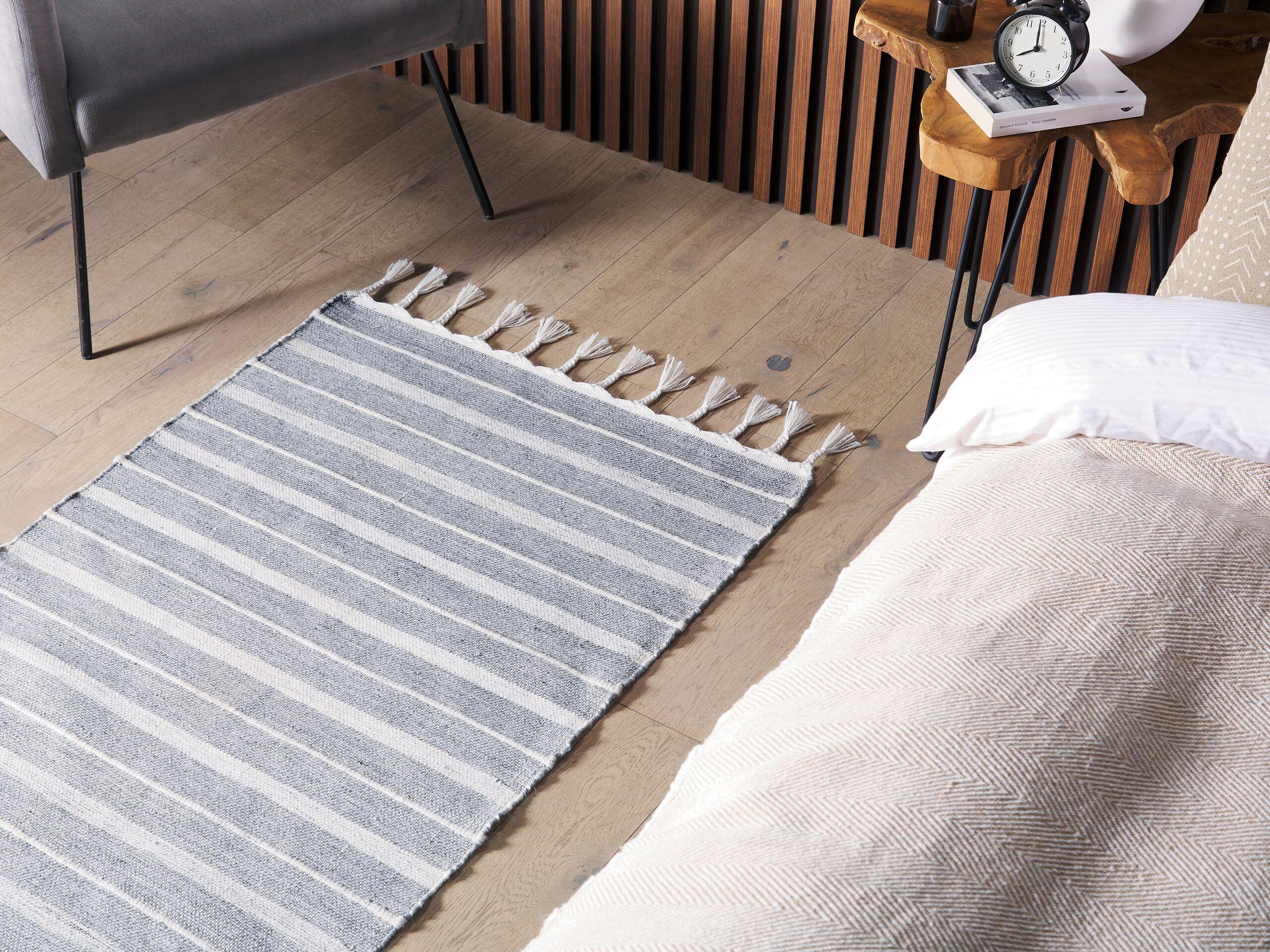 Beliani Tapis en Matière synthétique Boho BADEMLI  