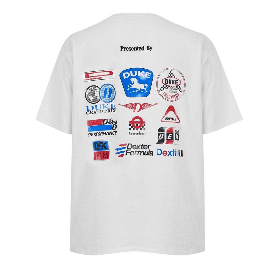 Duke T-Shirt Ample avec Imprimé au Dos  