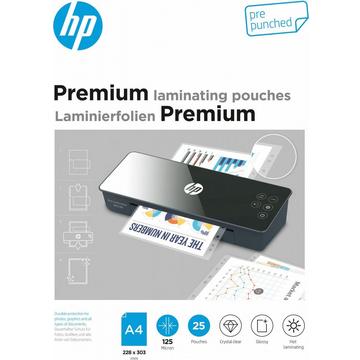 Premium Laminierfolien, A4, 125u, gelocht, 25-Pack