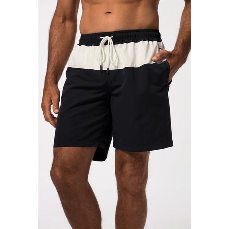 JP1880  Shorts da mare a righe con cintura elastica 