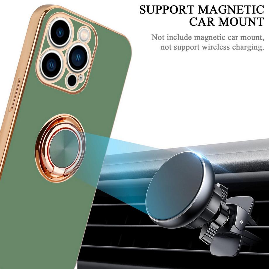 Cadorabo  Hülle für Apple iPhone 14 PRO MAX mit Ring - Schutzhülle 