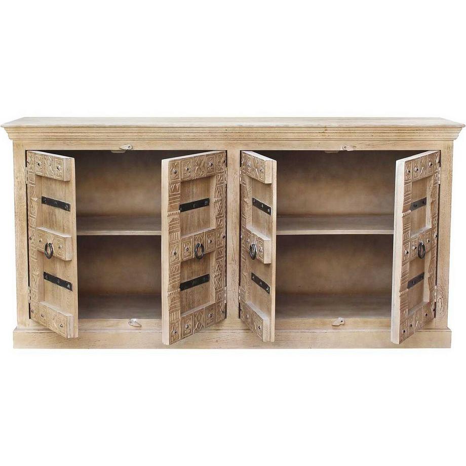 mutoni Sideboard Zoprax bois de manguier naturel 180  