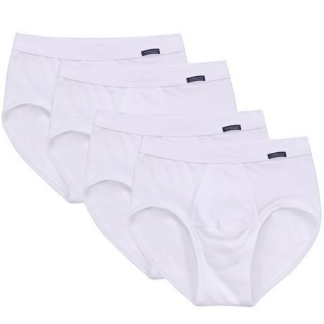 Ammann  Organic Cotton à fines côtes lot de 4 - Slips 