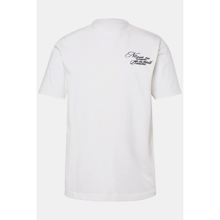 Sthuge Halbarm Stickereien T-Shirt  